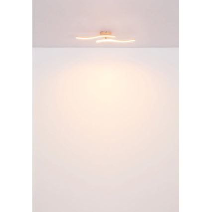 Globo - LED Πλαφονιέρα οροφής LED/12W/230V 3000K πορτοκαλί