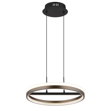 Globo -  Κρεμαστό φωτιστικό οροφής LED LED/40W/230V 3000/4000/6000K διάμετρος 39,7 cm καφέ