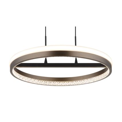 Globo -  Κρεμαστό φωτιστικό οροφής LED LED/40W/230V 3000/4000/6000K διάμετρος 39,7 cm καφέ