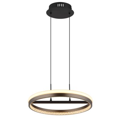 Globo -  Κρεμαστό φωτιστικό οροφής LED LED/40W/230V 3000/4000/6000K διάμετρος 39,7 cm καφέ