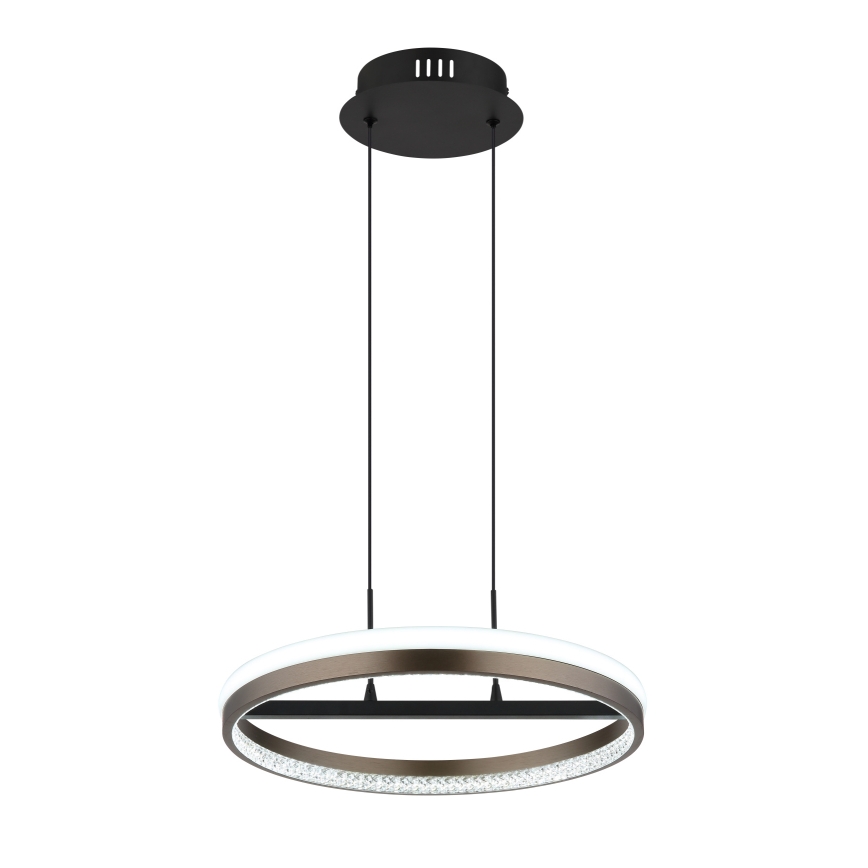 Globo -  Κρεμαστό φωτιστικό οροφής LED LED/40W/230V 3000/4000/6000K διάμετρος 39,7 cm καφέ