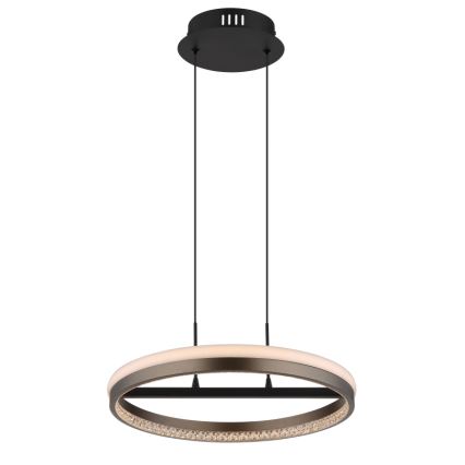Globo -  Κρεμαστό φωτιστικό οροφής LED LED/40W/230V 3000/4000/6000K διάμετρος 39,7 cm καφέ
