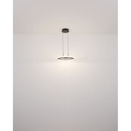 Globo -  Κρεμαστό φωτιστικό οροφής LED LED/40W/230V 3000/4000/6000K διάμετρος 39,7 cm καφέ