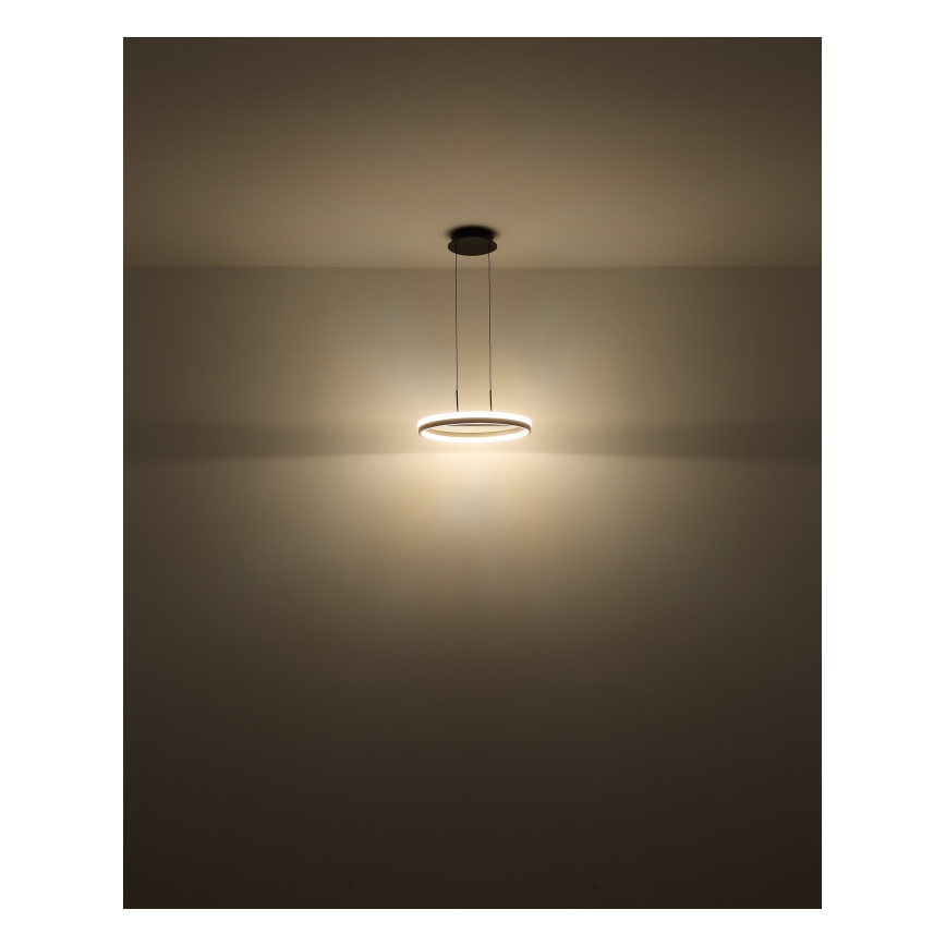 Globo -  Κρεμαστό φωτιστικό οροφής LED LED/40W/230V 3000/4000/6000K διάμετρος 39,7 cm καφέ