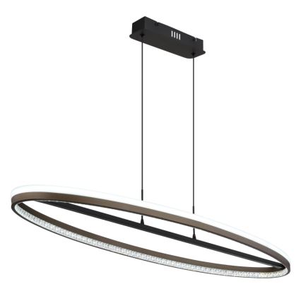 Globo -  Κρεμαστό φωτιστικό οροφής LED LED/60W/230V 3000/4000/6000K καφέ