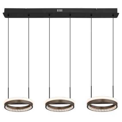 Globo -  Κρεμαστό φωτιστικό οροφής LED LED/40W/230V 3000/4000/6000K καφέ