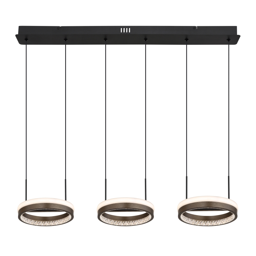 Globo -  Κρεμαστό φωτιστικό οροφής LED LED/40W/230V 3000/4000/6000K καφέ