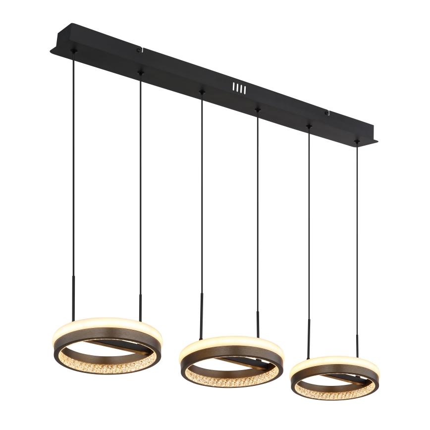 Globo -  Κρεμαστό φωτιστικό οροφής LED LED/40W/230V 3000/4000/6000K καφέ