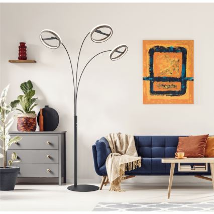 Globo - Ρυθμιζόμενη επιδαπέδια λάμπα LED με χειρισμό αφής LED/48W/230V 3000/4000/6000K