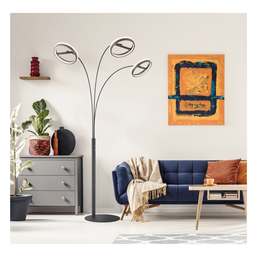 Globo - Ρυθμιζόμενη επιδαπέδια λάμπα LED με χειρισμό αφής LED/48W/230V 3000/4000/6000K