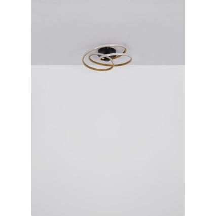 Globo - LED Πλαφονιέρα οροφής LED/40W/230V 3000K χρυσό/μαύρο