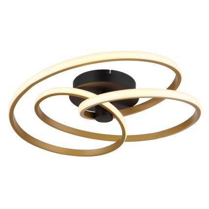 Globo - LED Πλαφονιέρα οροφής LED/40W/230V 3000K χρυσό/μαύρο