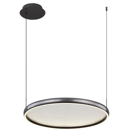 Globo - Led Dimmable κρεμαστό φωτιστικό οροφής LED/36W/230V 2700-6000K μαύρο + τηλεχειριστήριο
