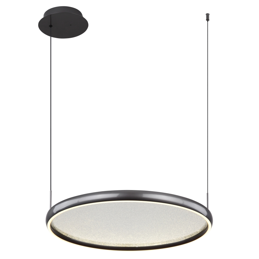 Globo - Led Dimmable κρεμαστό φωτιστικό οροφής LED/36W/230V 2700-6000K μαύρο + τηλεχειριστήριο
