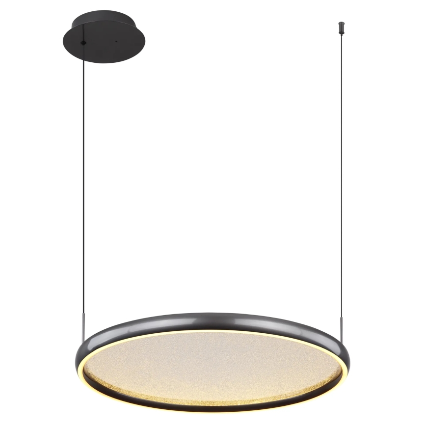 Globo - Led Dimmable κρεμαστό φωτιστικό οροφής LED/36W/230V 2700-6000K μαύρο + τηλεχειριστήριο