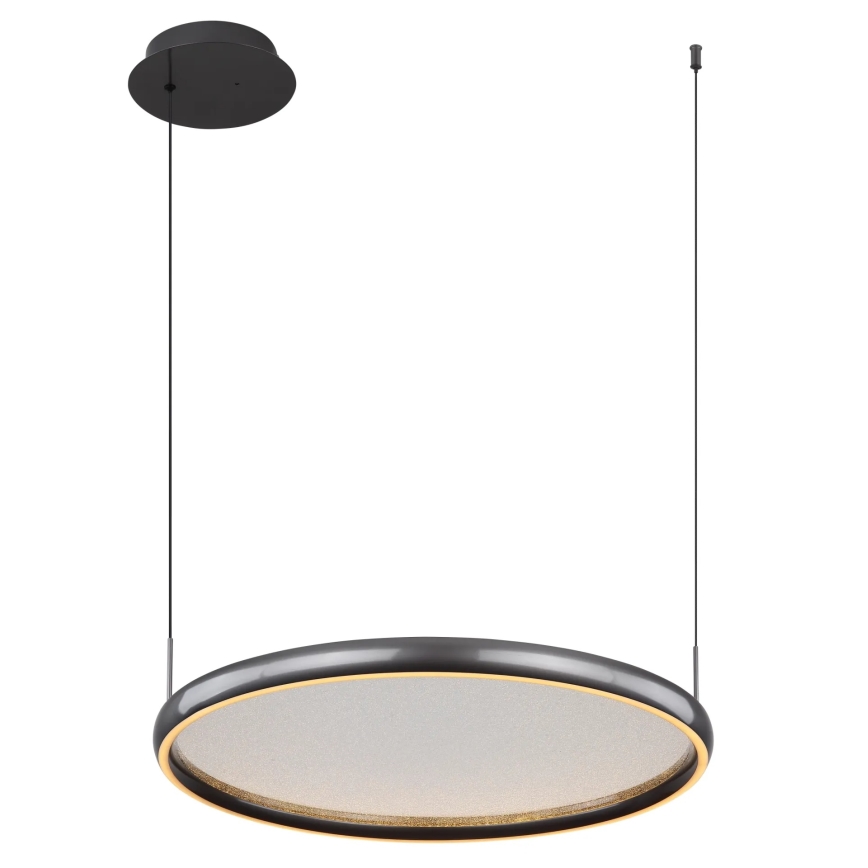 Globo - Led Dimmable κρεμαστό φωτιστικό οροφής LED/36W/230V 2700-6000K μαύρο + τηλεχειριστήριο