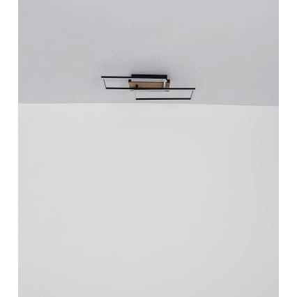 Globo - Φωτιστικό οροφής LED LED/40W/230V 62x27 cm ματ χρώμιο/μαύρο