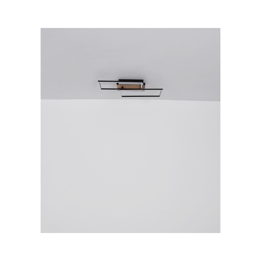 Globo - Φωτιστικό οροφής LED LED/40W/230V 62x27 cm ματ χρώμιο/μαύρο