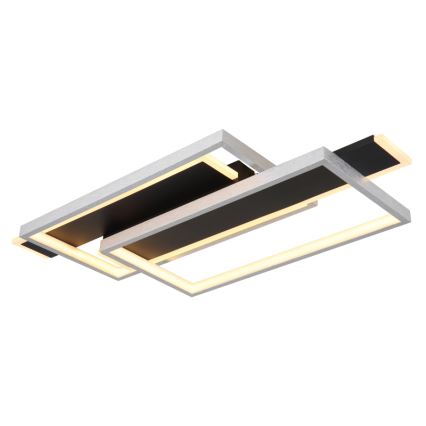 Globo - Φωτιστικό οροφής LED LED/40W/230V 62x27 cm ματ χρώμιο/μαύρο
