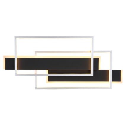 Globo - Φωτιστικό οροφής LED LED/40W/230V 62x27 cm ματ χρώμιο/μαύρο