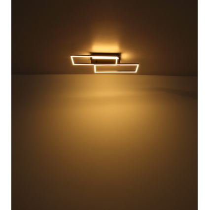 Globo - Φωτιστικό οροφής LED LED/40W/230V 62x27 cm ματ χρώμιο/μαύρο