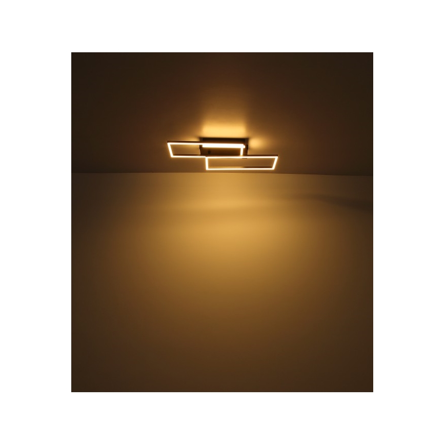 Globo - Φωτιστικό οροφής LED LED/40W/230V 62x27 cm ματ χρώμιο/μαύρο