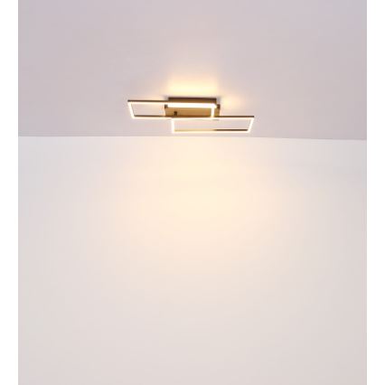Globo - Φωτιστικό οροφής LED LED/40W/230V 62x27 cm ματ χρώμιο/μαύρο