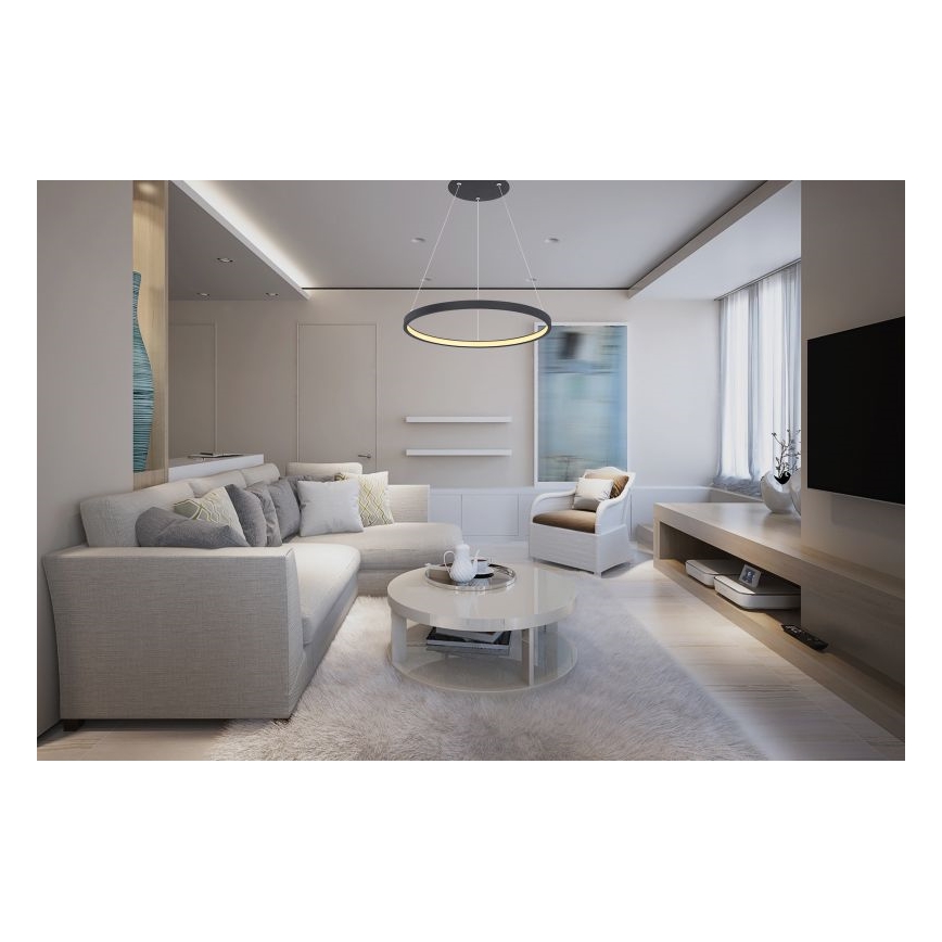 Globo - Πολύφωτο LED με συρματόσχοινο LED/19W/230V