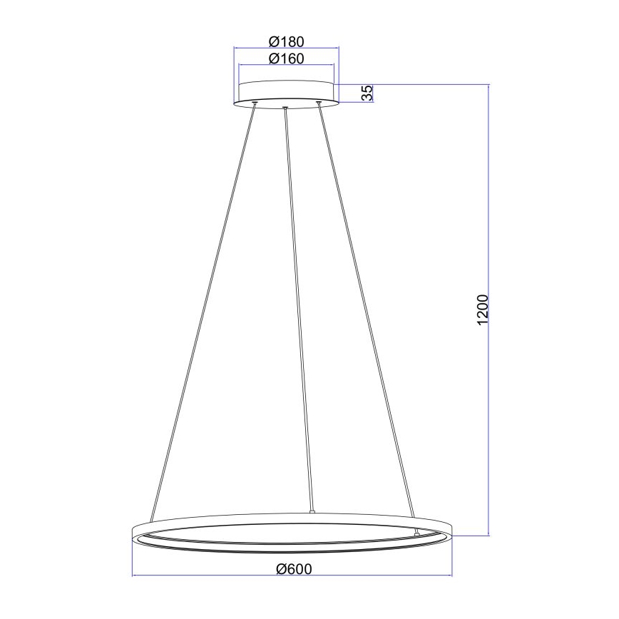 Globo - LED Πολύφωτο με σύρμα LED/29W/230V