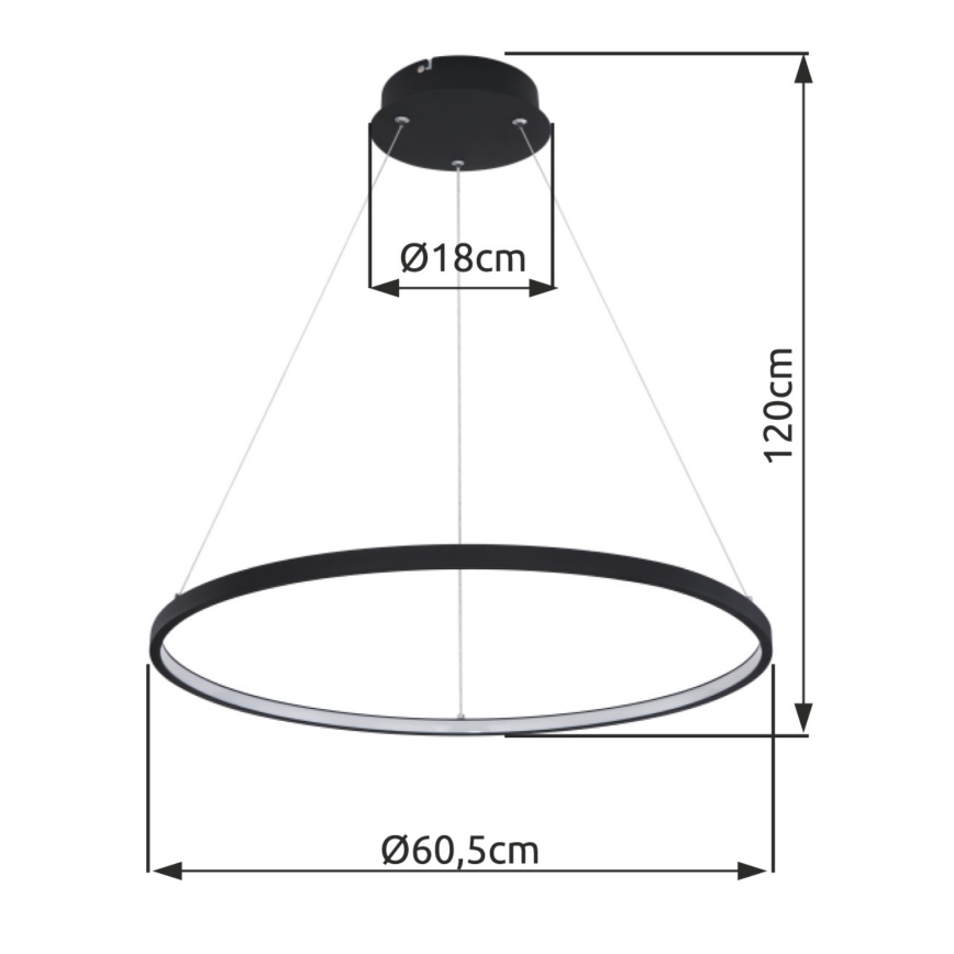 Globo - LED Πολύφωτο με σύρμα LED/29W/230V