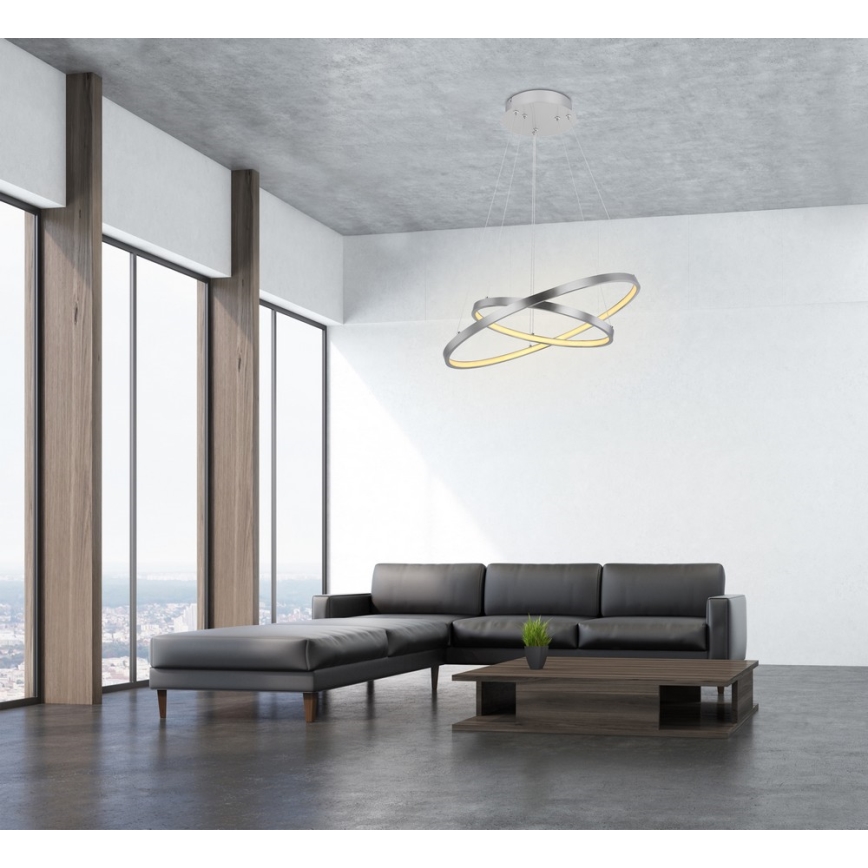 Globo - Led Dimmable κρεμαστό φωτιστικό οροφής 2xLED/21W/230V