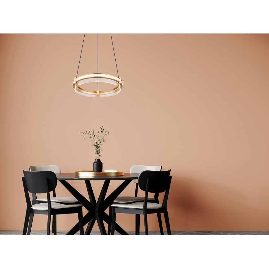 Globo - LED Dimming κρύσταλλο κρεμαστό φωτιστικό οροφής κρεμαστό φωτιστικό οροφής LED/36W/230V 2700K-6000K + τηλεχειριστήριο