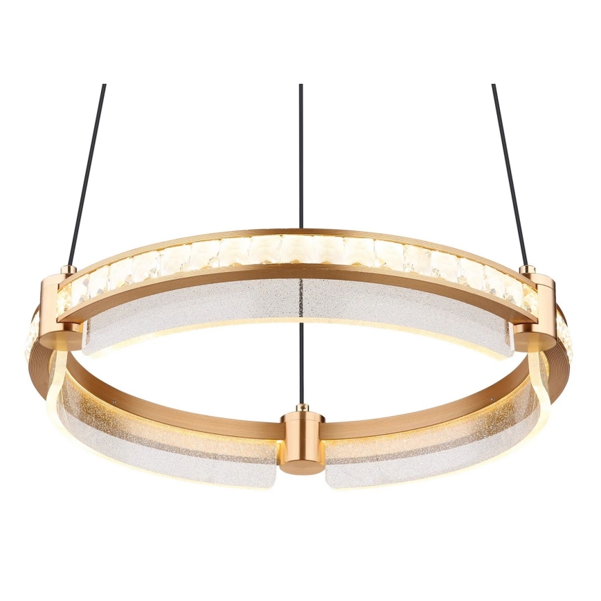 Globo - Ρυθμιζόμενο LED κρυστάλλινο φωτιστικό οροφής με καλώδιο LED/36W/230V 2700K-6000K + τηλεχειριστήριο