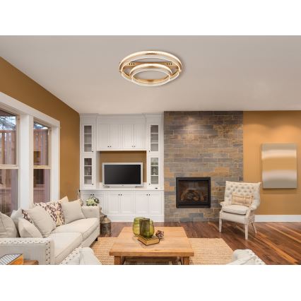 Globo - LED Ρυθμιζόμενο φωτιστικό οροφής LED/78W/230V 2700K-6000K με τηλεχειριστήριο