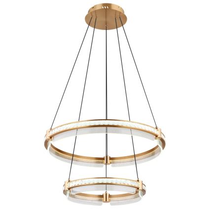 Globo - Ρυθμιζόμενο LED κρυστάλλινο φωτιστικό οροφής με καλώδιο LED/78W/230V 2700K-6000K + τηλεχειριστήριο