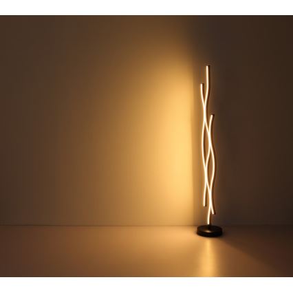 Globo - Επιδαπέδια λάμπα LED LED/28W/230V 3000K μαύρο/χρυσό