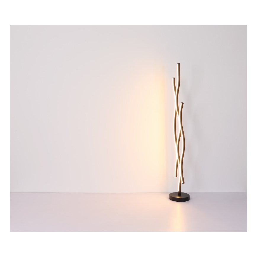 Globo - Επιδαπέδια λάμπα LED LED/28W/230V 3000K μαύρο/χρυσό