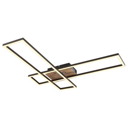 Globo - Φωτιστικό οροφής LED LED/30W/230V 3000K 60x80 cm μαύρο