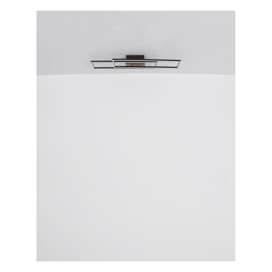 Globo - Φωτιστικό οροφής LED LED/30W/230V 3000K 60x80 cm μαύρο