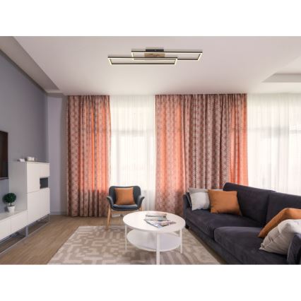 Globo - Φωτιστικό οροφής LED LED/30W/230V 3000K 60x80 cm μαύρο