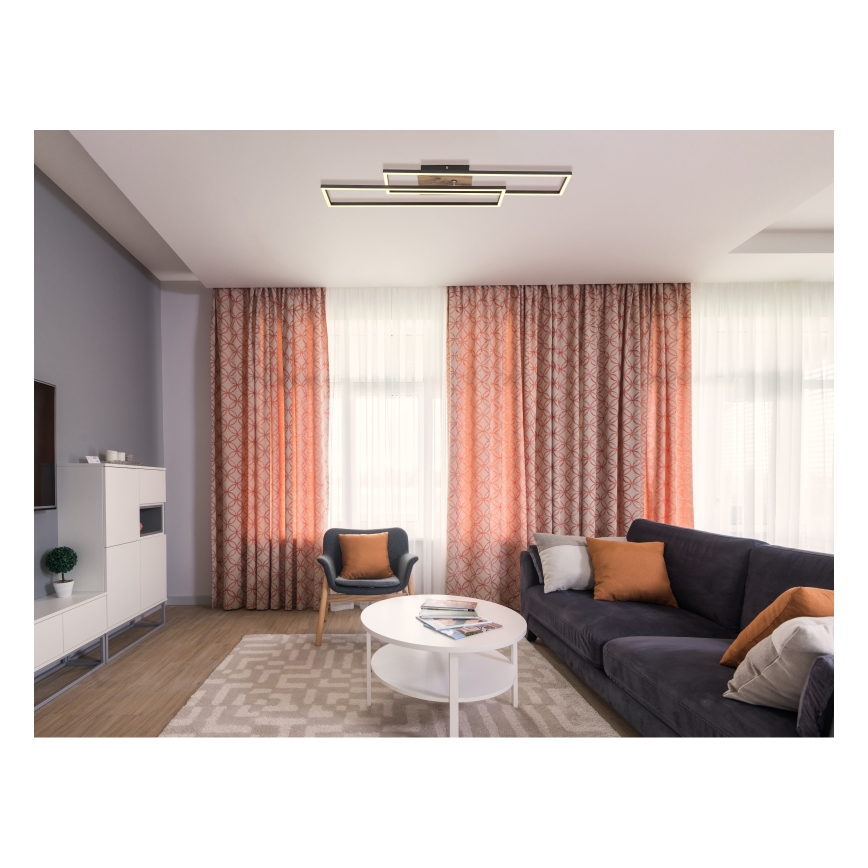 Globo - Φωτιστικό οροφής LED LED/30W/230V 3000K 60x80 cm μαύρο