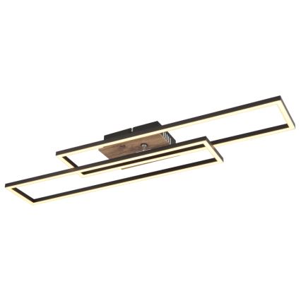 Globo - Φωτιστικό οροφής LED LED/30W/230V 3000K 60x80 cm μαύρο