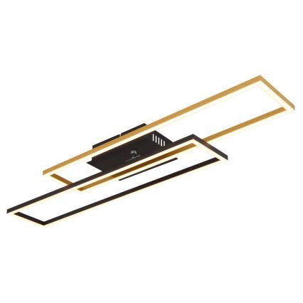 Globo - Φωτιστικό οροφής LED LED/30W/230V 3000K 60x80 cm μαύρο/χρυσό