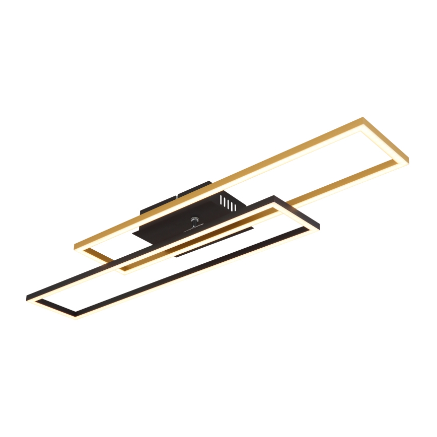 Globo - Φωτιστικό οροφής LED LED/30W/230V 3000K 60x80 cm μαύρο/χρυσό