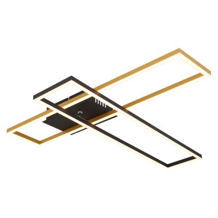 Globo - Φωτιστικό οροφής LED LED/30W/230V 3000K 60x80 cm μαύρο/χρυσό
