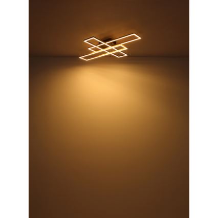 Globo - Φωτιστικό οροφής LED LED/30W/230V 3000K 60x80 cm μαύρο/χρυσό