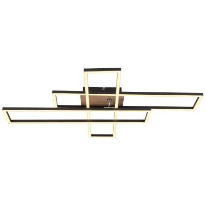 Globo - Φωτιστικό οροφής LED LED/40W/230V 3000K 60x80 cm μαύρο