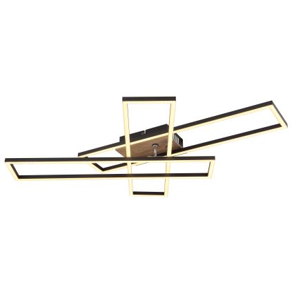 Globo - Φωτιστικό οροφής LED LED/40W/230V 3000K 60x80 cm μαύρο