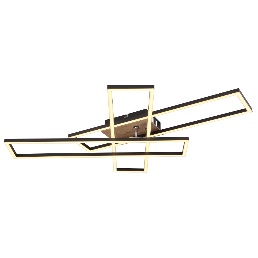 Globo - Φωτιστικό οροφής LED LED/40W/230V 3000K 60x80 cm μαύρο