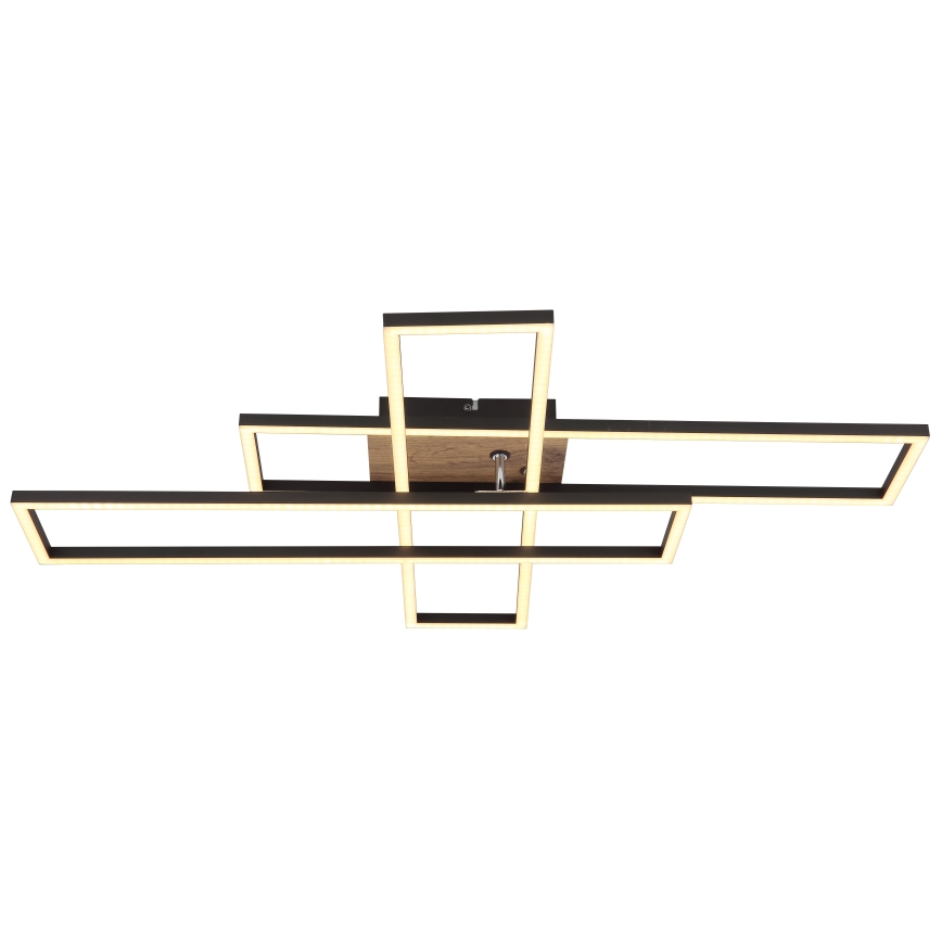 Globo - Φωτιστικό οροφής LED LED/40W/230V 3000K 60x80 cm μαύρο